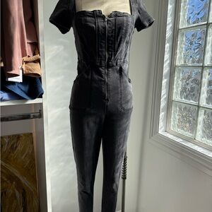 We The Free Stretchy Denim Jumpsuit